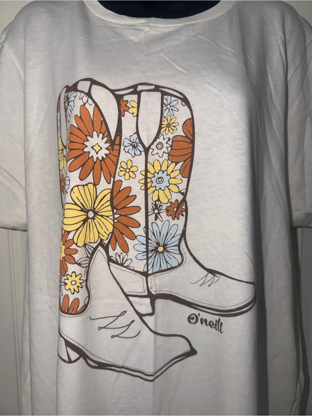 O’Neil Women’s Out West Cowboy Boots Graphic Tshirt